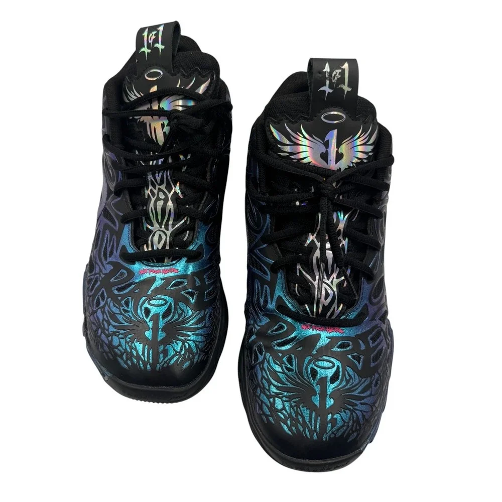 Puma MB.01 LaMelo Ball Rare Not From Here Black Iridescent Blue 311310-01 Mens 7